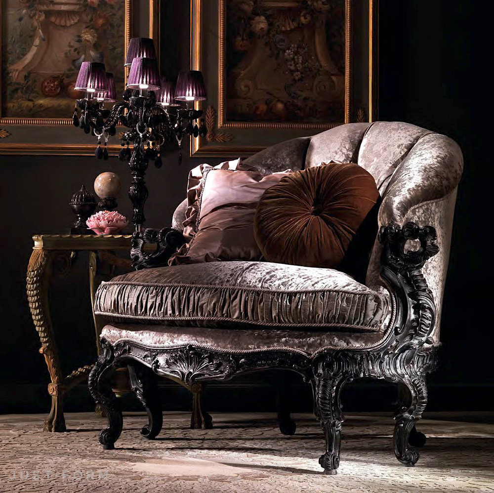 Диван и кресло на резном основании Manet фабрика Jumbo Collection фотография № 10