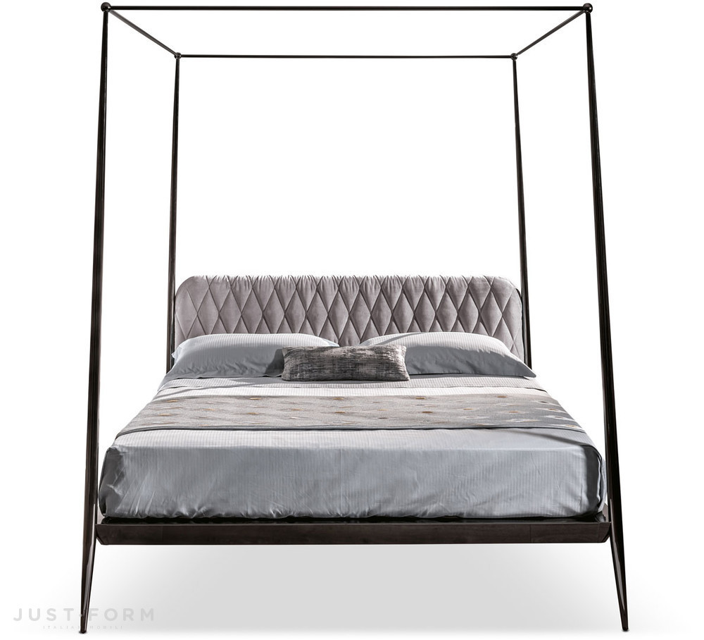 Кровать с балдахином и мягким изголовьем Urbino Upholstered Headboard Canopy Bed фабрика Cantori фотография № 2