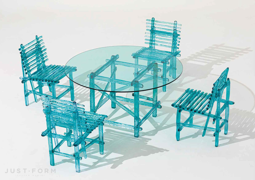 Круглый стол для сада и бассейна A’mare Tavolo фабрика Edra фотография № 1