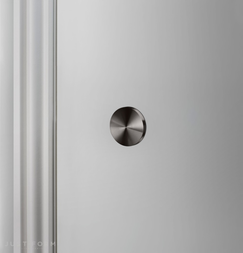 Одиночная фиксированная дверная ручка  Fixed Door Knob / Single-Sided / Linear / Gun Metal фабрика Buster + Punch фотография № 6