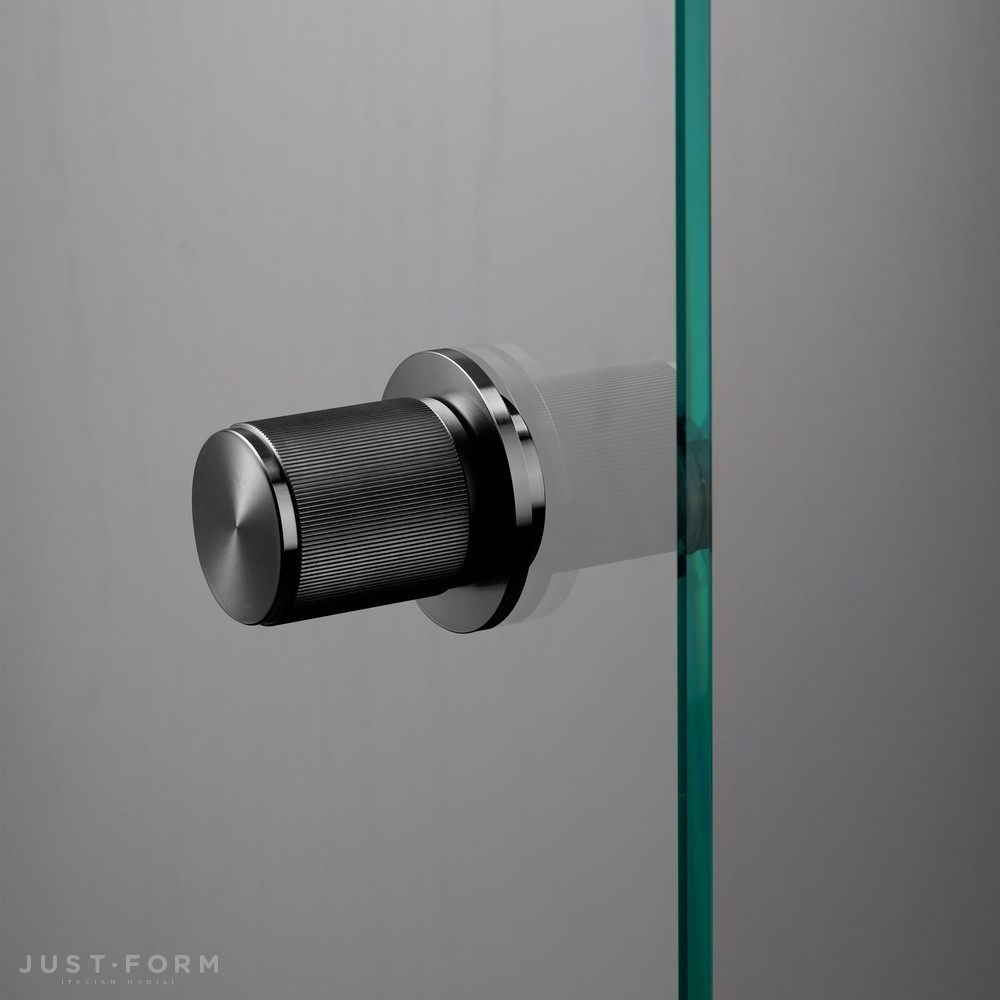 Одиночная фиксированная дверная ручка  Fixed Door Knob / Single-Sided / Linear / Gun Metal фабрика Buster + Punch фотография № 1