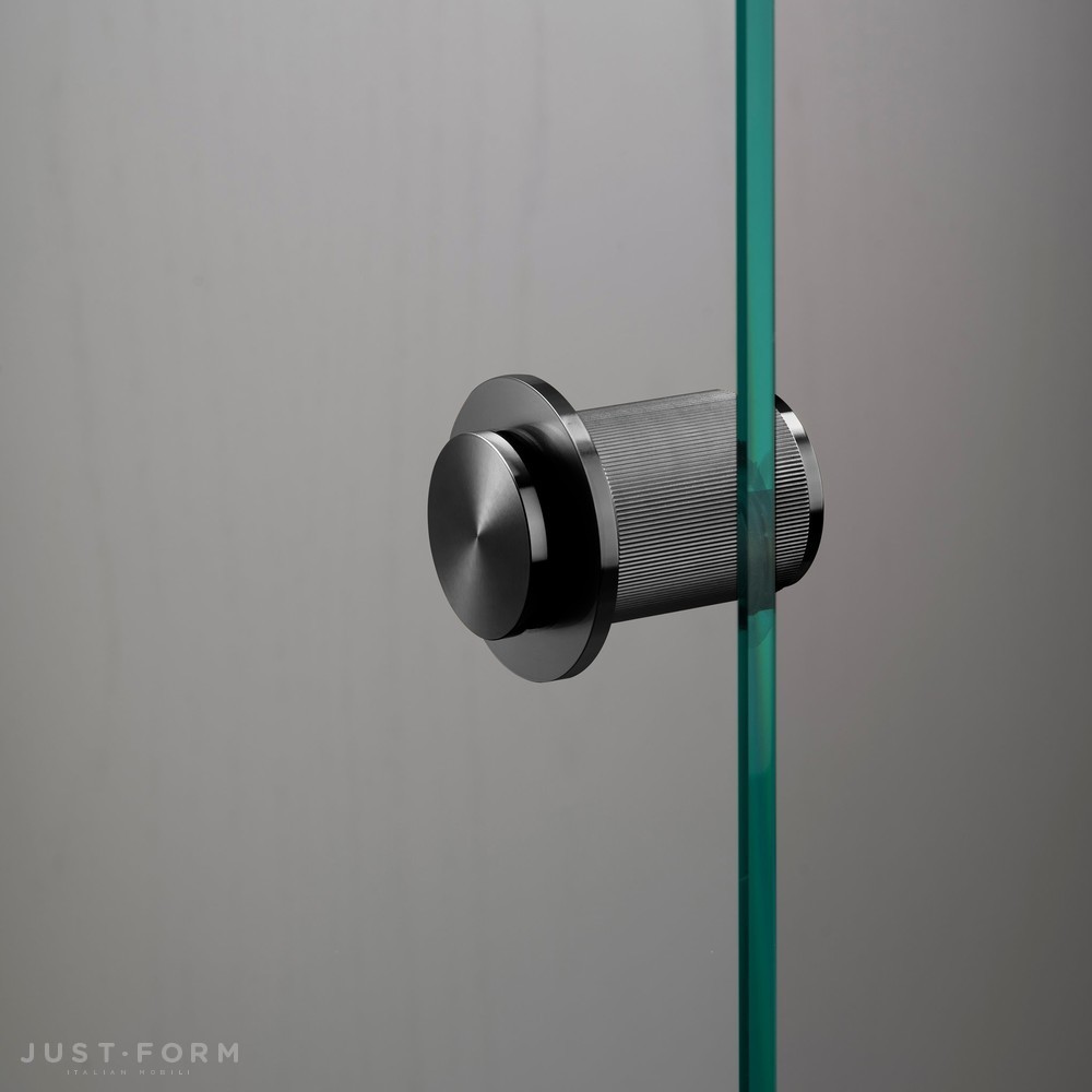 Одиночная фиксированная дверная ручка  Fixed Door Knob / Single-Sided / Linear / Gun Metal фабрика Buster + Punch фотография № 3