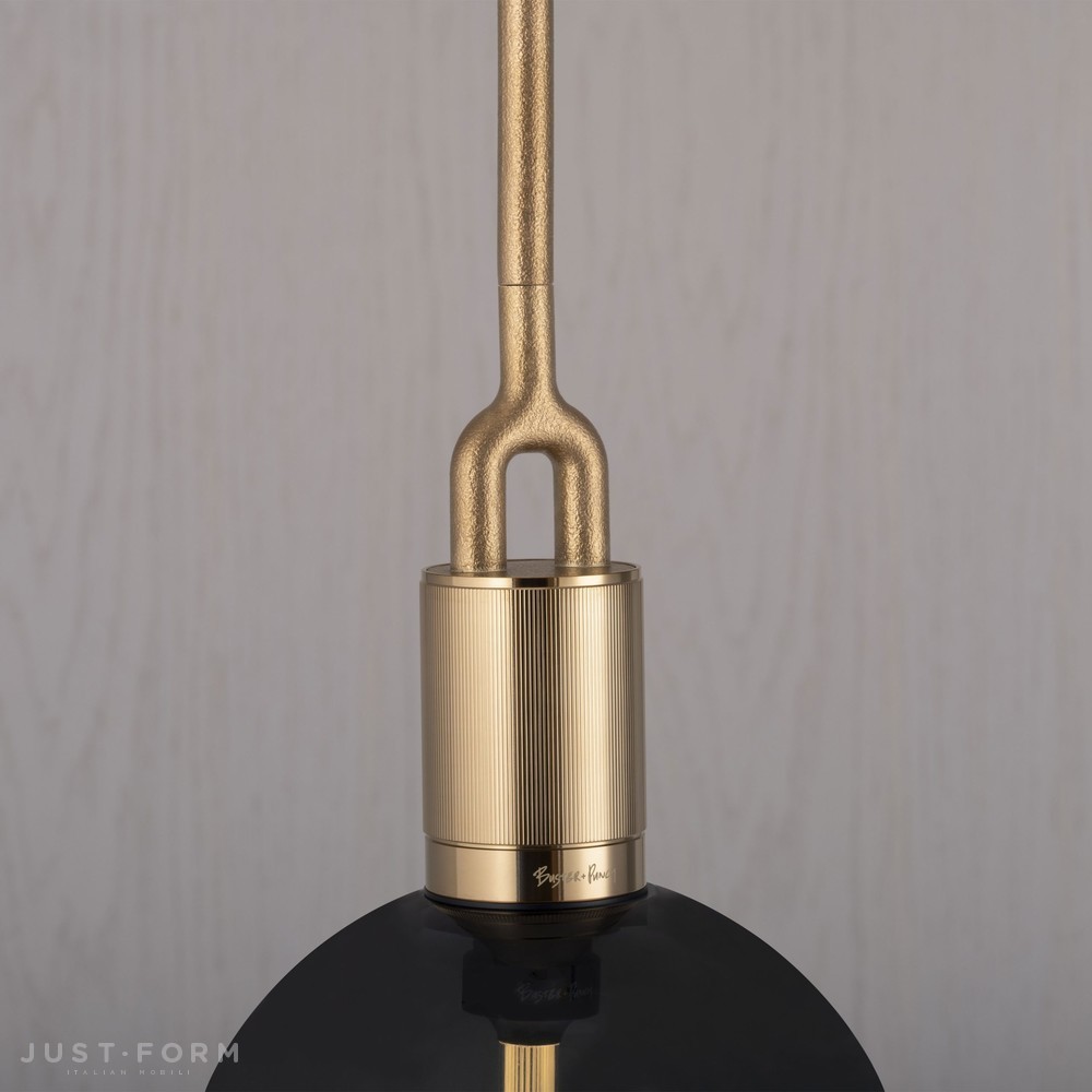 Подвесной светильник Forked Pendant / Globe / Smoked / Medium / Brass фабрика Buster + Punch фотография № 2