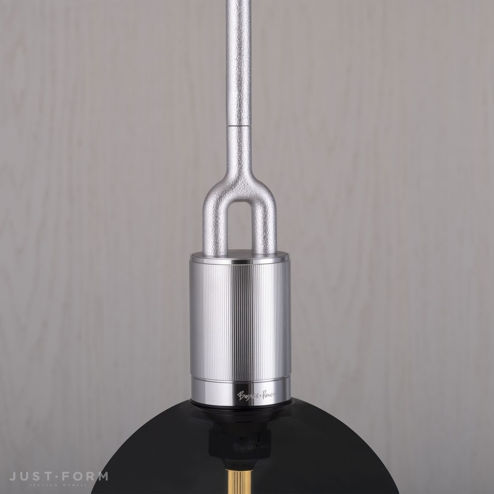 Подвесной светильник Forked Pendant / Globe / Smoked / Medium / Steel фабрика Buster + Punch фотография № 2