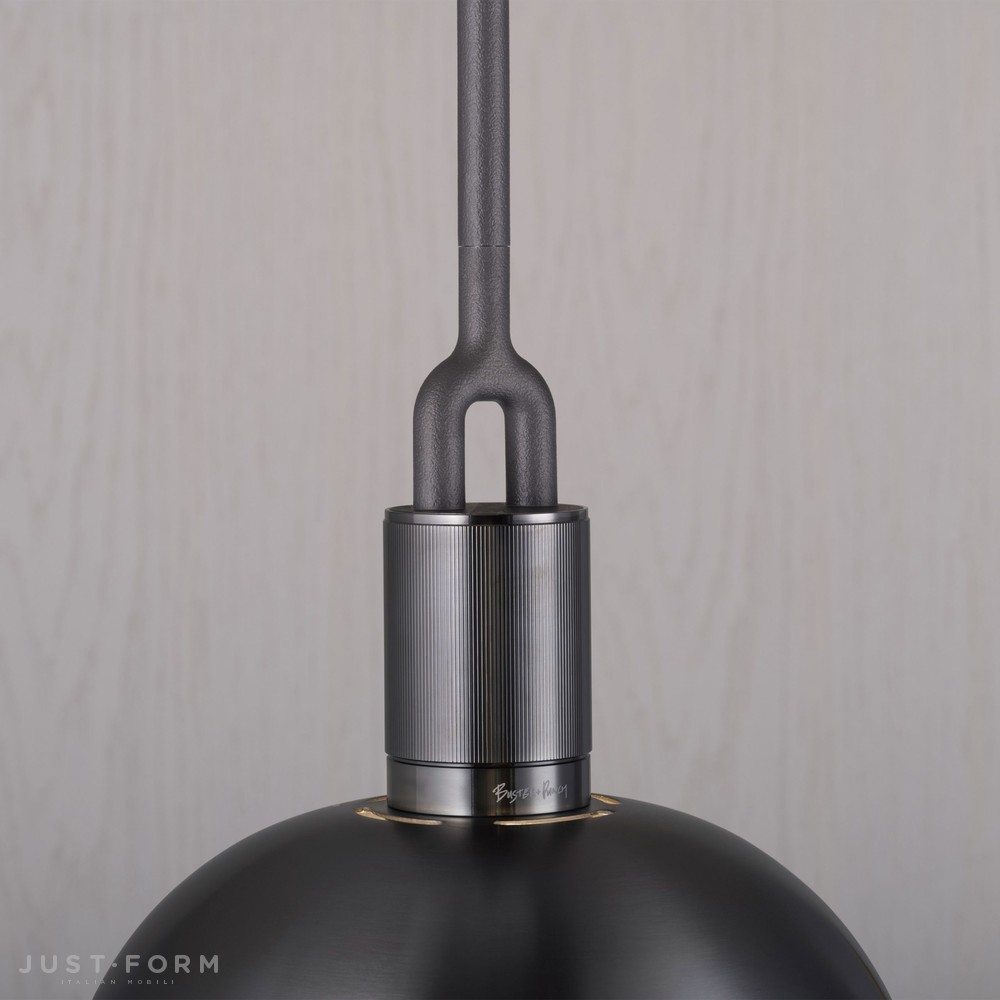 Подвесной светильник Forked Pendant / Shade / Globe / Opal / Large / Gun Metal фабрика Buster + Punch фотография № 2