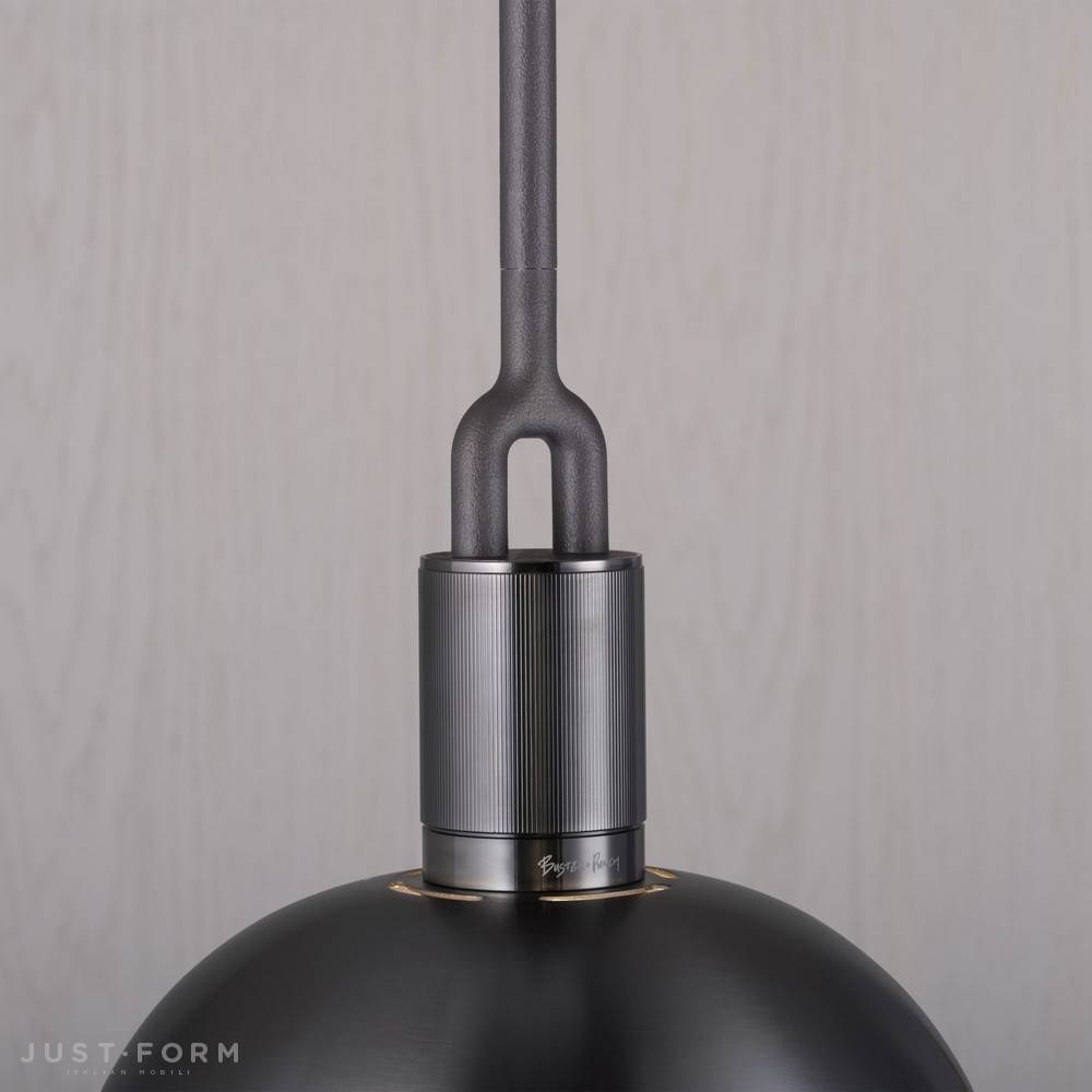 Подвесной светильник Forked Pendant / Shade / Globe / Opal / Medium / Gun Metal фабрика Buster + Punch фотография № 2