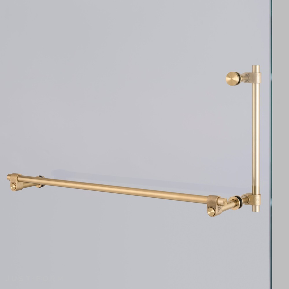 Дверная ручка для ванной Towel Rail + Pull Bar / Double-Sided / Cast / Brass фабрика Buster + Punch фотография № 2