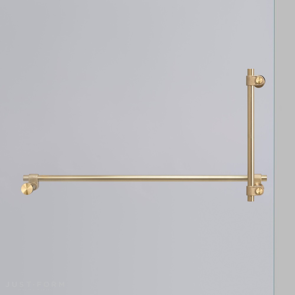 Дверная ручка для ванной Towel Rail + Pull Bar / Double-Sided / Cast / Brass фабрика Buster + Punch фотография № 3