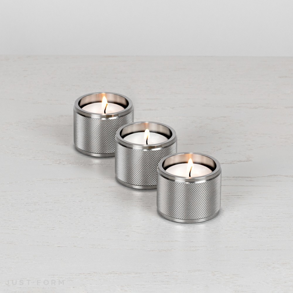 Набор подсвечников Tealight Candle Holder / Steel / Set of 3 фабрика Buster + Punch фотография № 1