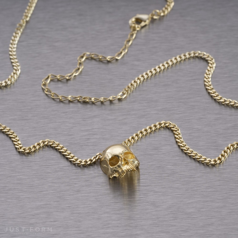 Подвеска Skull Necklace / Travis Barker / Gold фабрика Buster + Punch фотография № 2