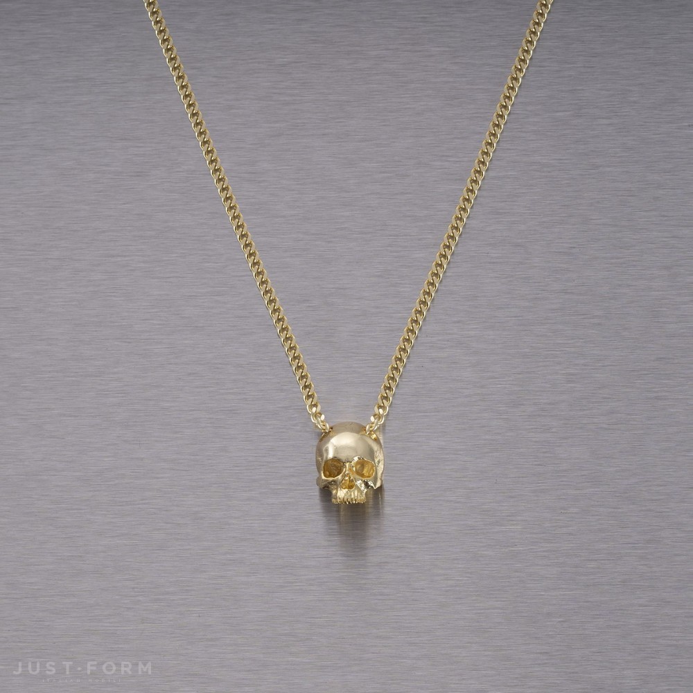 Подвеска Skull Necklace / Travis Barker / Gold фабрика Buster + Punch фотография № 1