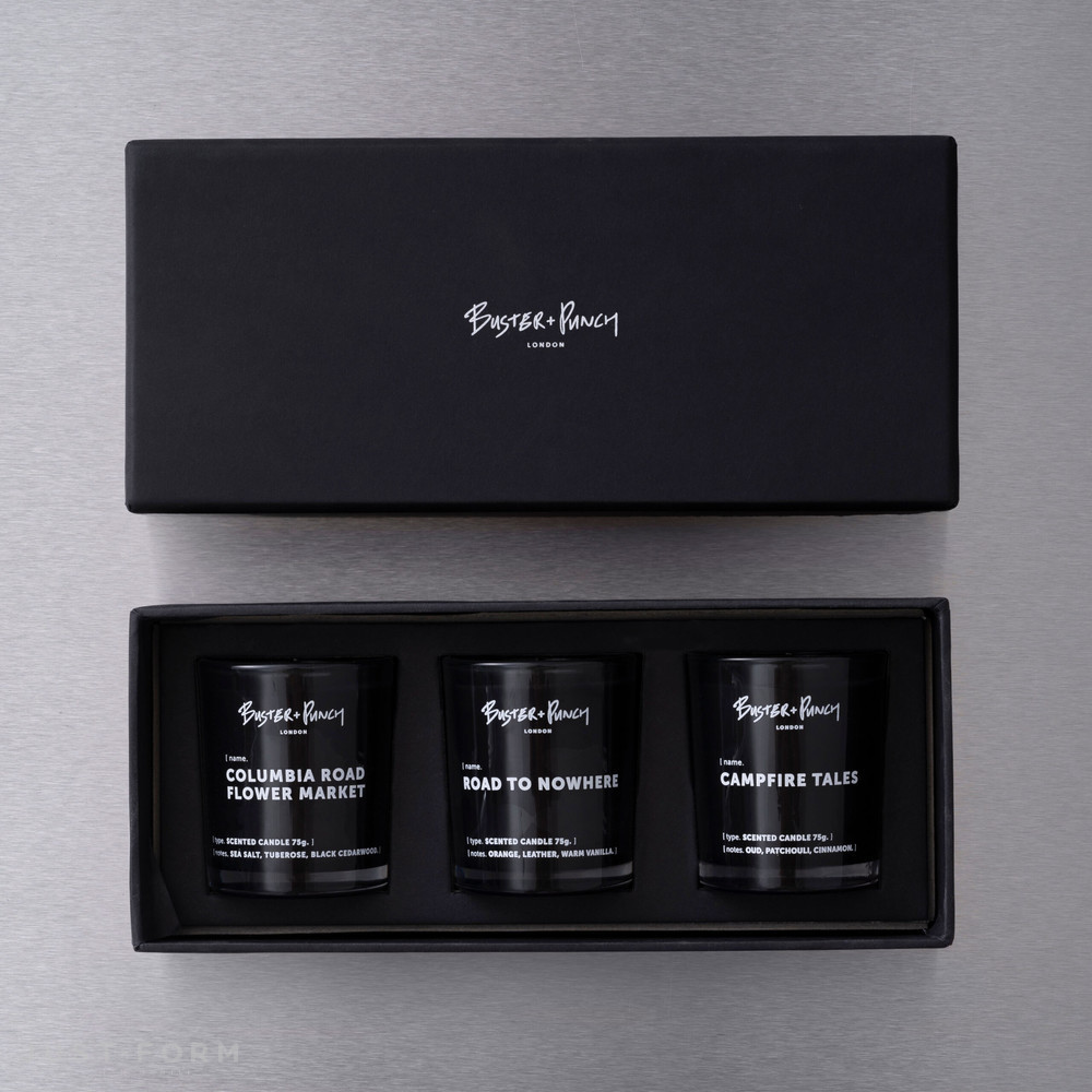 Набор ароматических свечей Road to Nowhere Collection / Scented Candle Set / 75g x 3 фабрика Buster + Punch фотография № 4