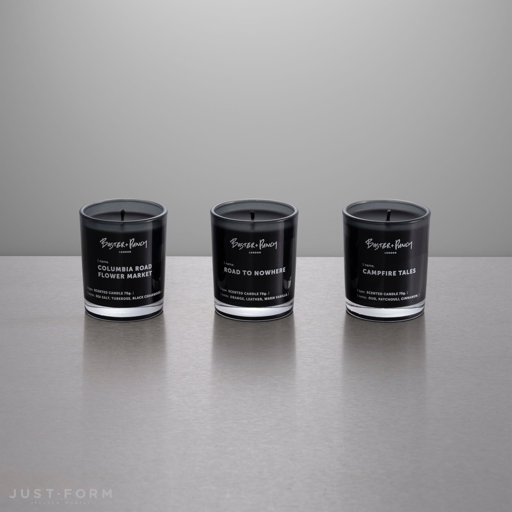 Набор ароматических свечей Road to Nowhere Collection / Scented Candle Set / 75g x 3 фабрика Buster + Punch фотография № 2