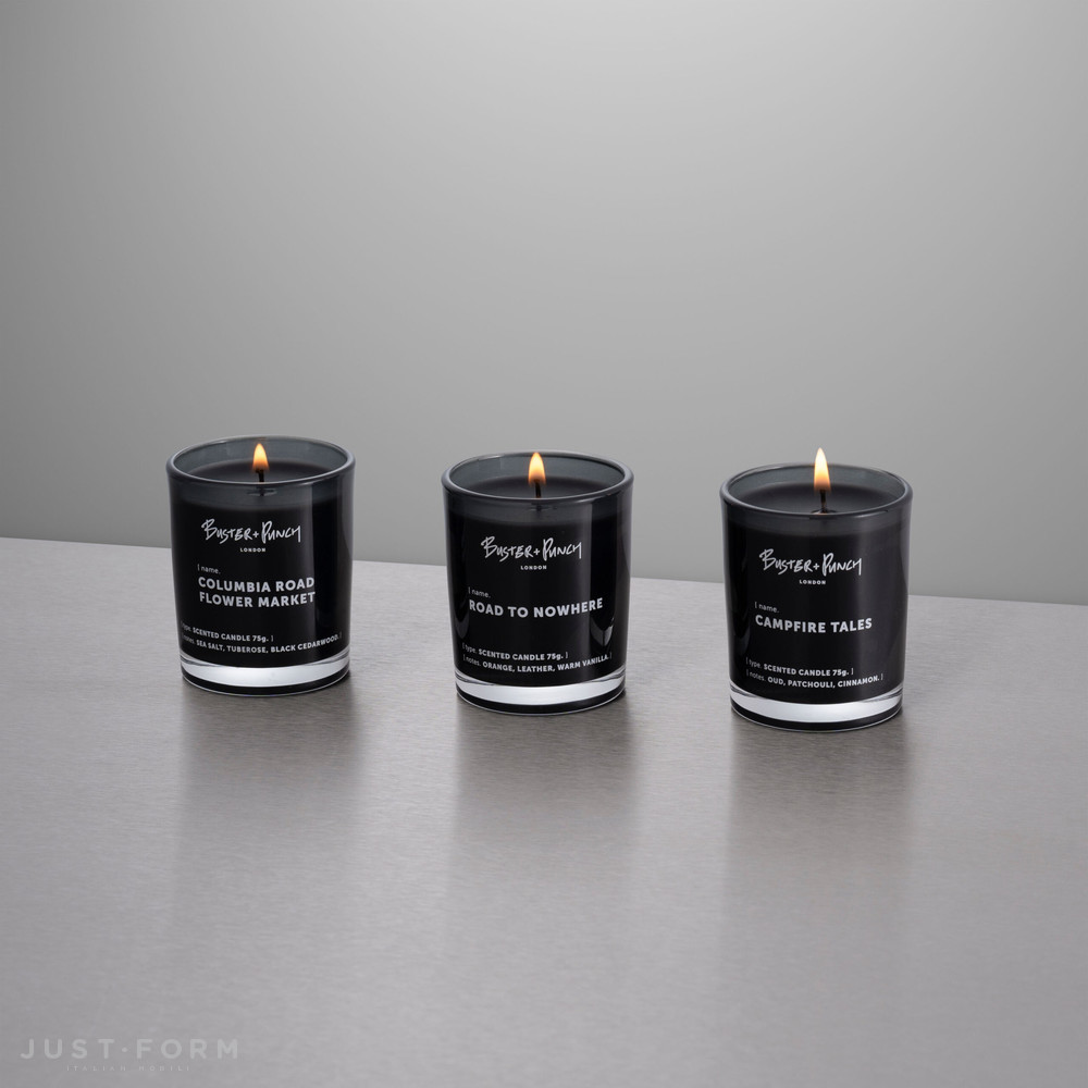 Набор ароматических свечей Road to Nowhere Collection / Scented Candle Set / 75g x 3 фабрика Buster + Punch фотография № 1