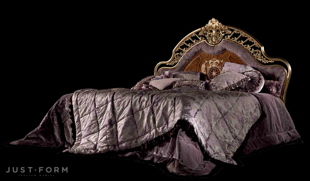 Кровать с латунным изголовьем Opera фабрика Jumbo Collection фотография № 1