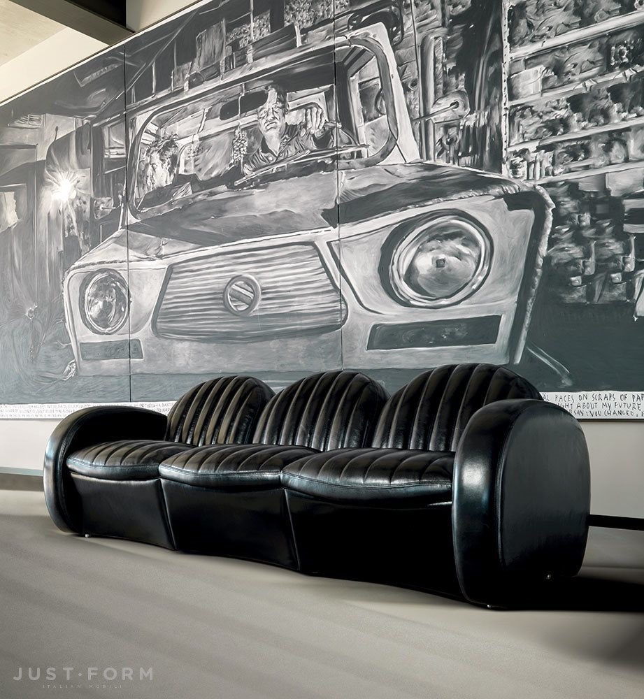 Кожаный диван Botero фабрика Mascheroni фотография № 4
