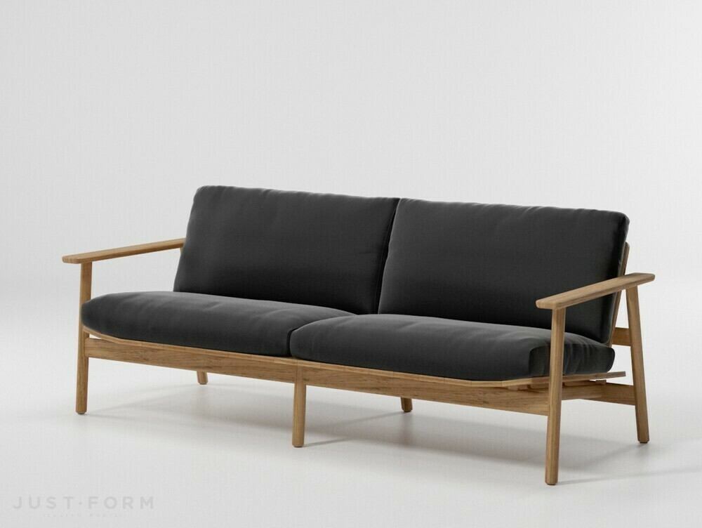 Садовый диван Riva 3-seater sofa фабрика Kettal фотография № 1