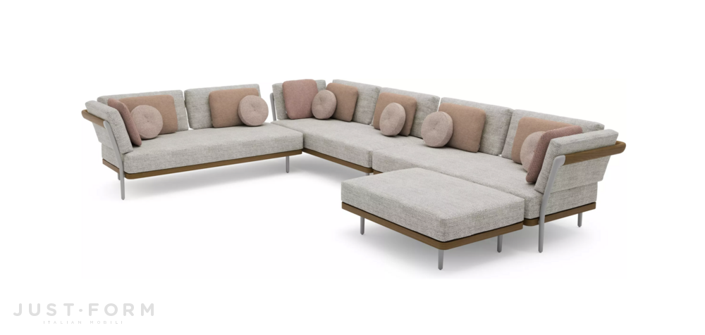 Модульный садовый диван Flows sofa set фабрика Manutti фотография № 25