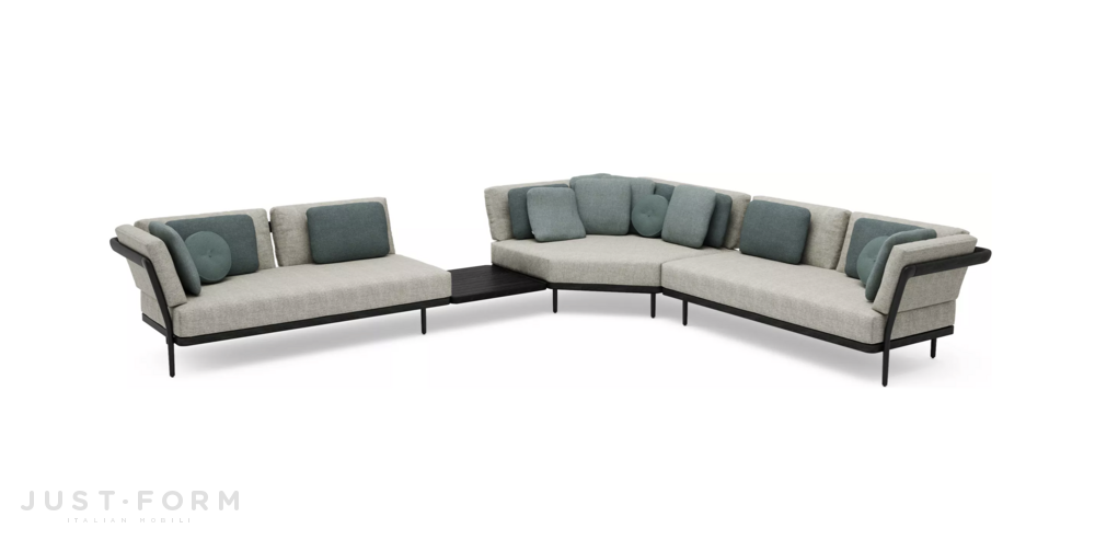 Модульный садовый диван Flows sofa set фабрика Manutti фотография № 3