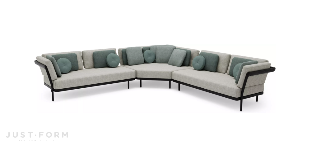 Модульный садовый диван Flows sofa set фабрика Manutti фотография № 30