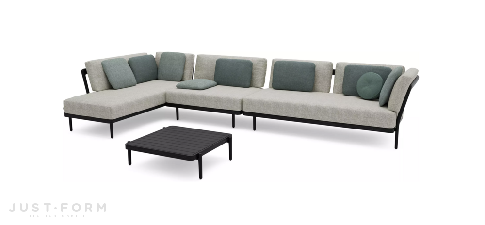 Модульный садовый диван Flows sofa set фабрика Manutti фотография № 39