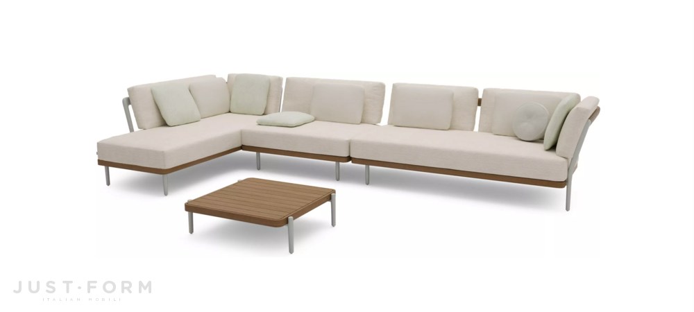 Модульный садовый диван Flows sofa set фабрика Manutti фотография № 4