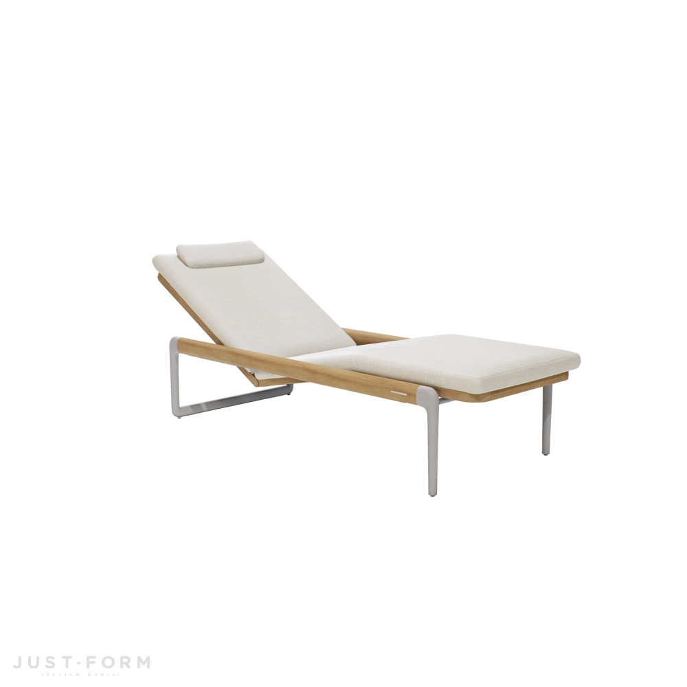 Шезлонг Flows sun lounger teak фабрика Manutti фотография № 1