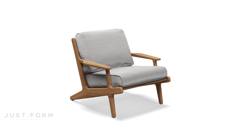 Садовое кресло Bay lounge chair фабрика Gloster фотография № 1