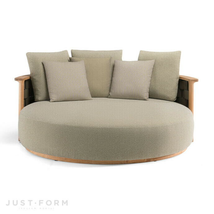 Круглая диван-кровать для сада ​Palinfrasca Loveseat фабрика Molteni&C фотография № 1