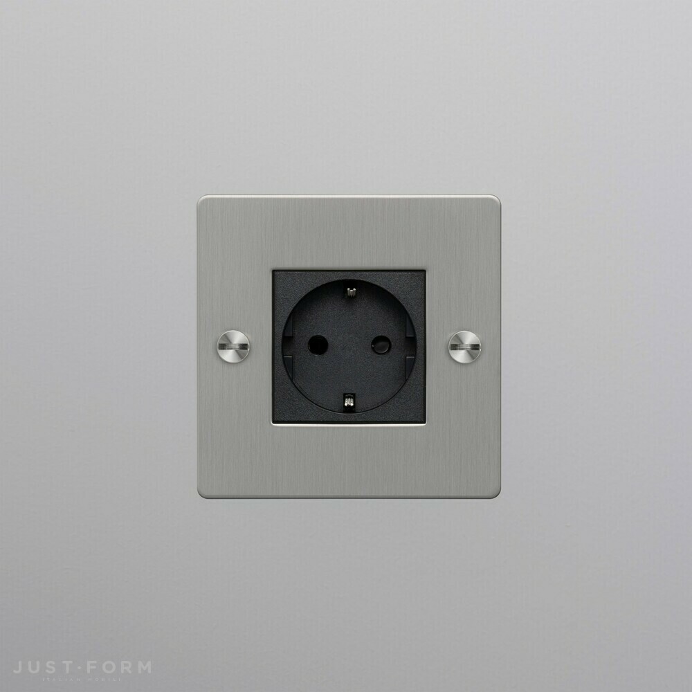 Одиночная розетка 1G Socket / Steel фабрика Buster + Punch фотография № 4