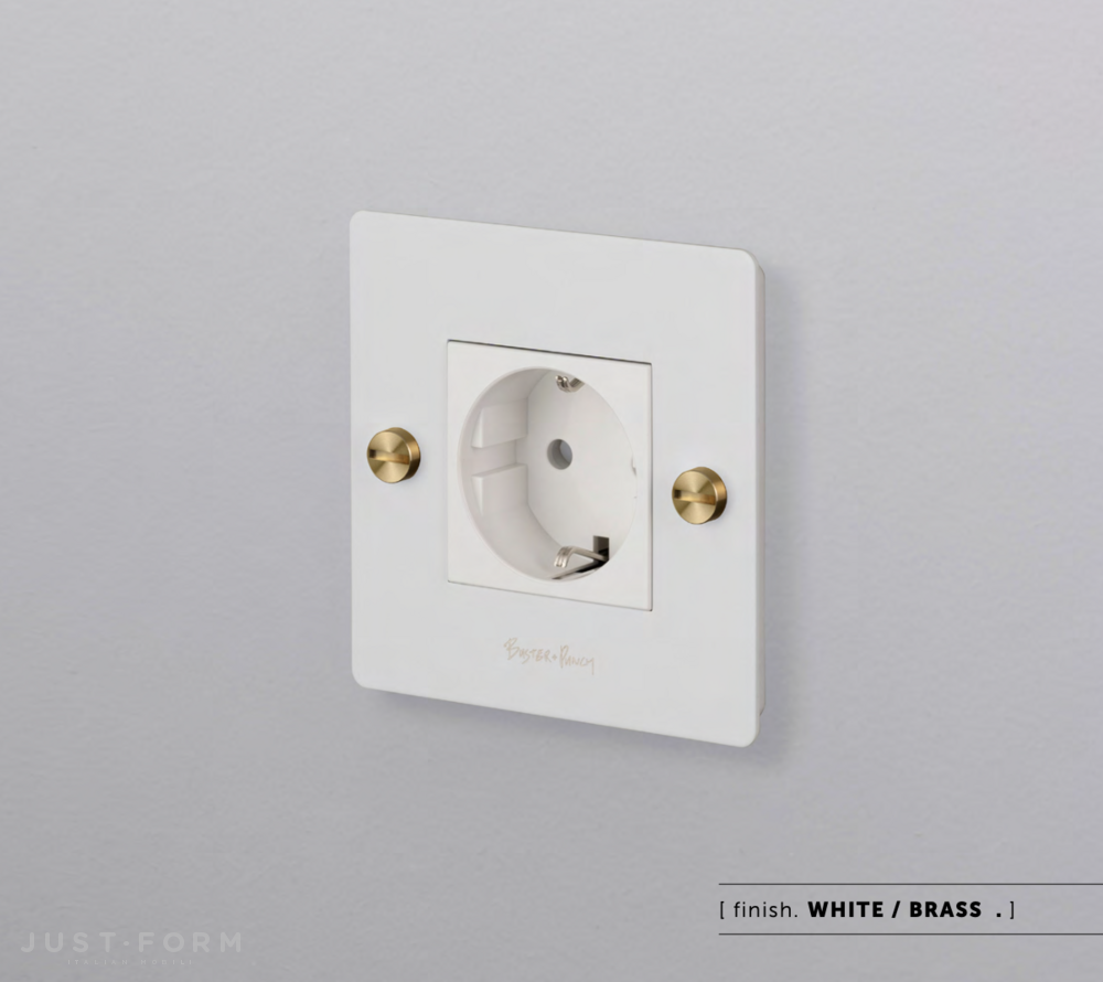 ​Одиночная розетка 1G Socket / White фабрика Buster + Punch фотография № 5
