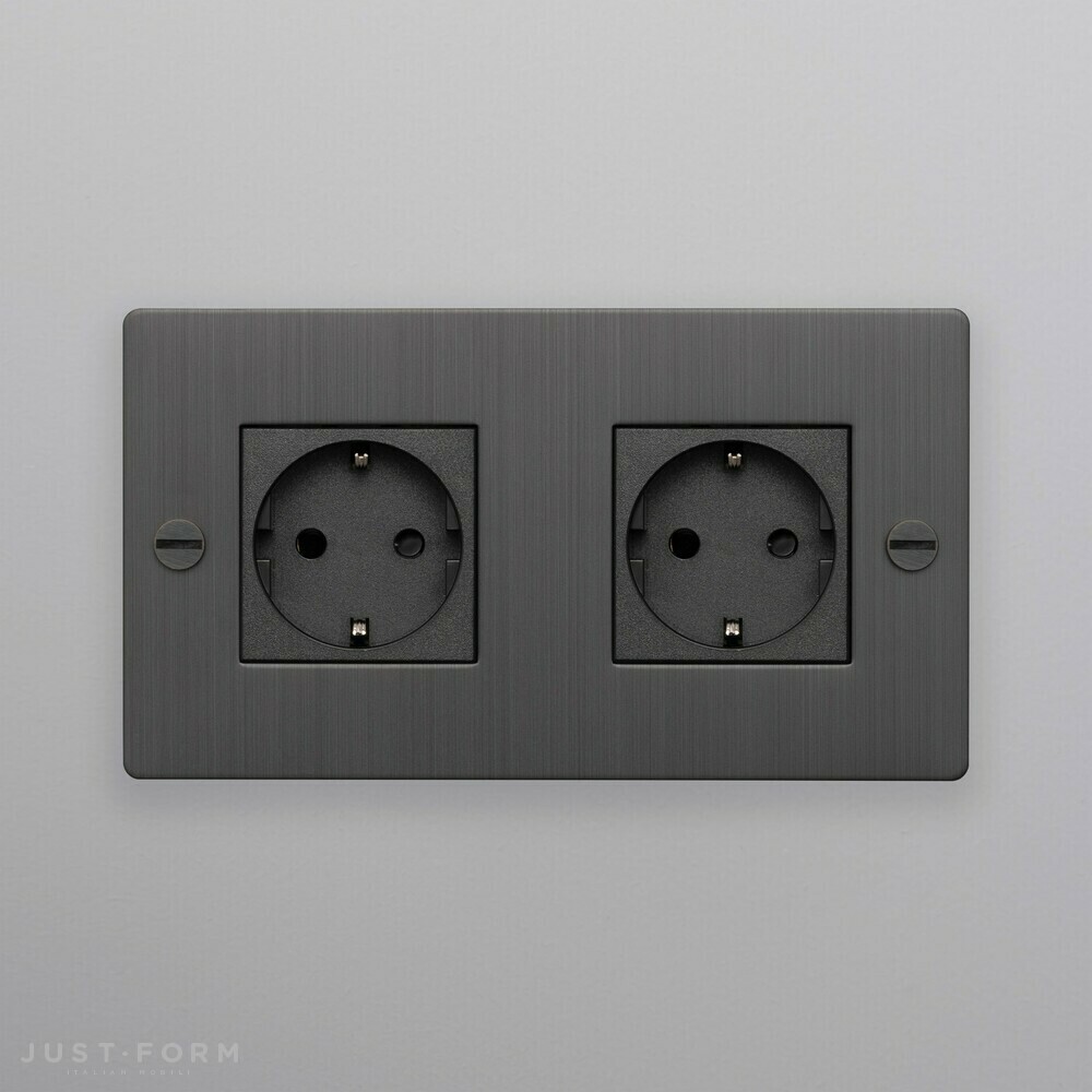 ​Двойная розетка 2G Socket / Smoked Bronze фабрика Buster + Punch фотография № 2