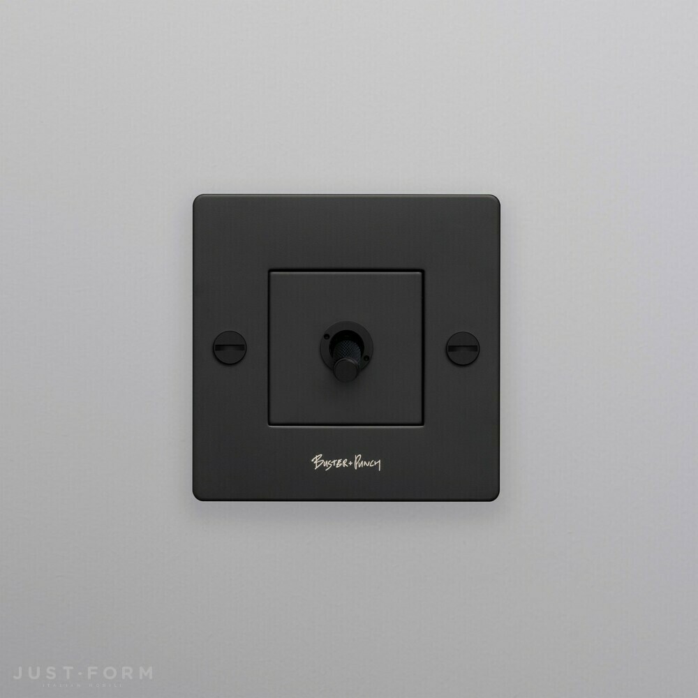 Однотумблерный выключатель 1G Toggle Switch / Black фабрика Buster + Punch фотография № 2