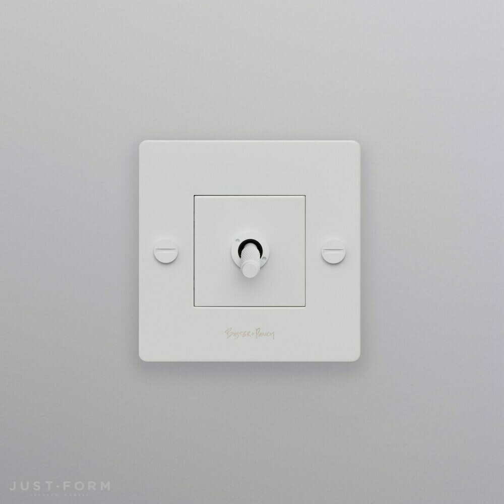 Однотумблерный выключатель 1G Toggle Switch / White фабрика Buster + Punch фотография № 2