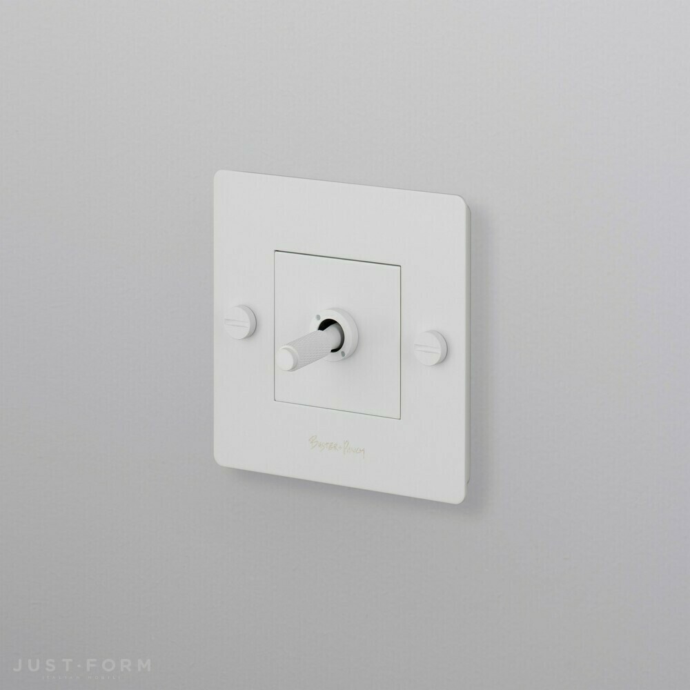 Однотумблерный выключатель 1G Toggle Switch / White фабрика Buster + Punch фотография № 1