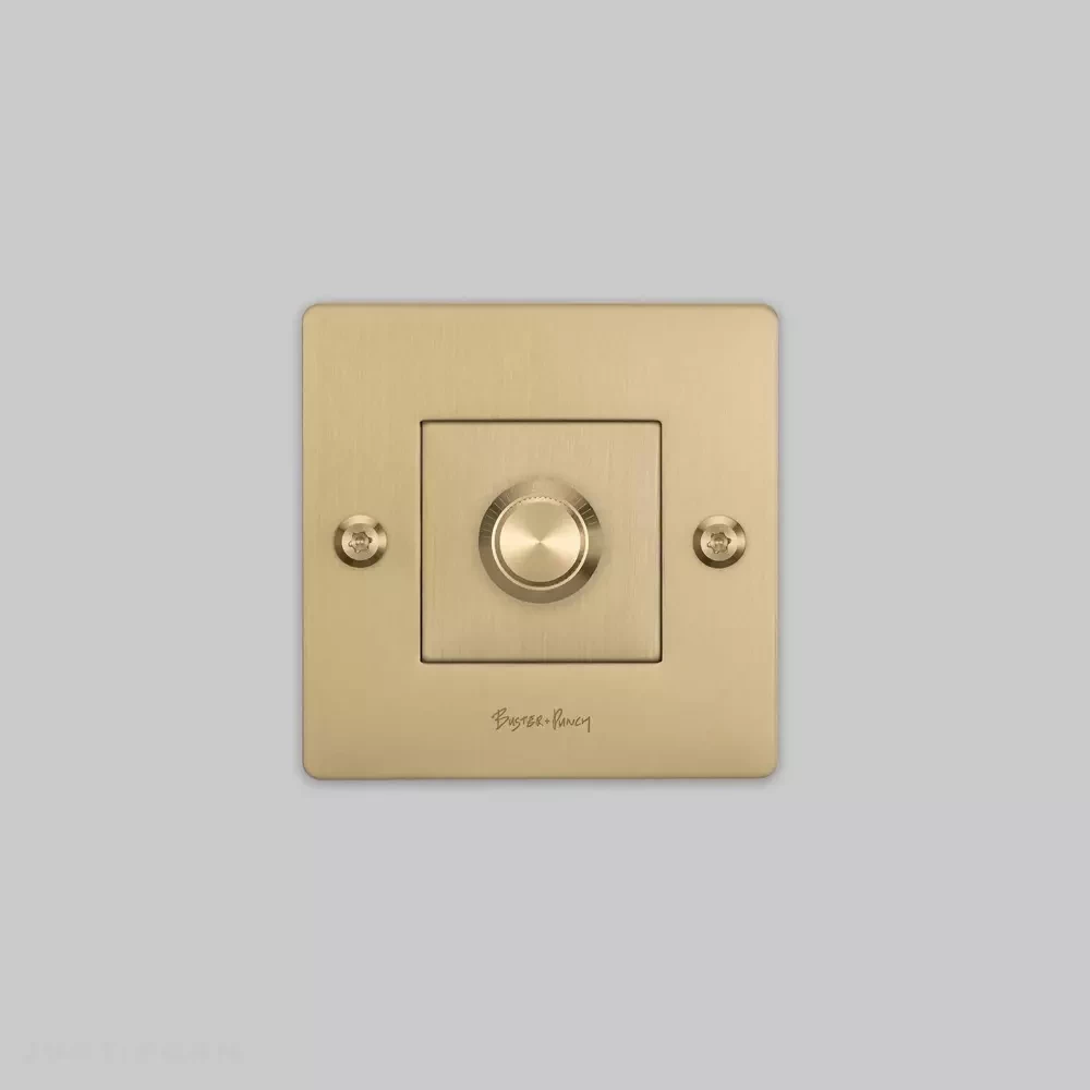 Одинарный диммер 1G Dimmer / 250W LED / Linear / Brass фабрика Buster + Punch фотография № 2