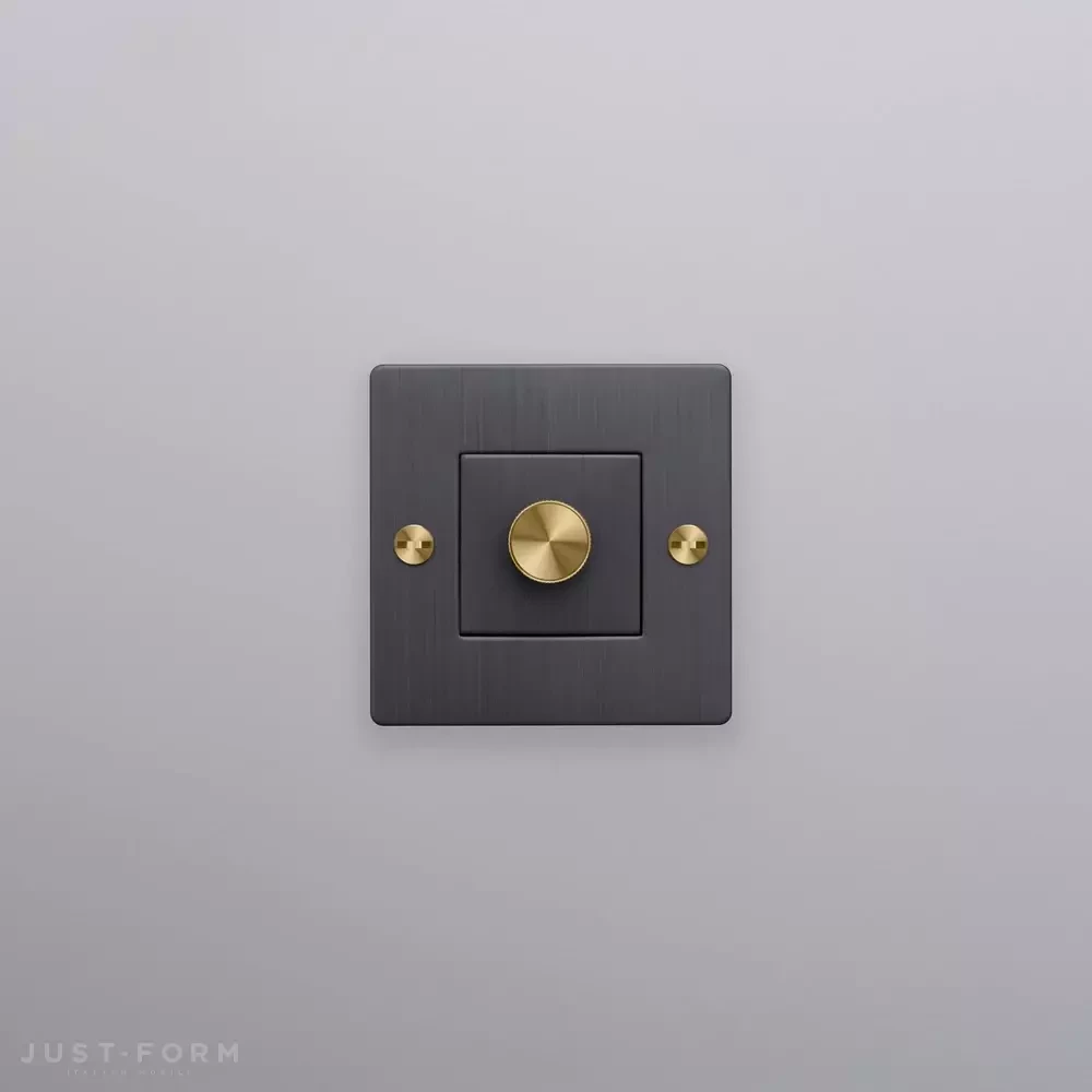 Одинарный диммер 1G Dimmer / 250W LED / Cross / Smoked Bronze фабрика Buster + Punch фотография № 5