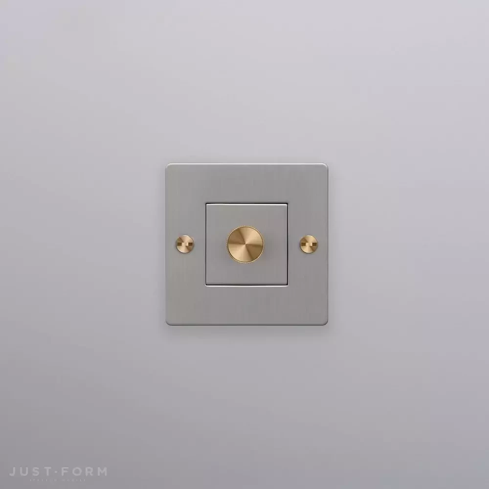 Одинарный диммер 1G Dimmer / 250W LED / Cross / Steel  фабрика Buster + Punch фотография № 4