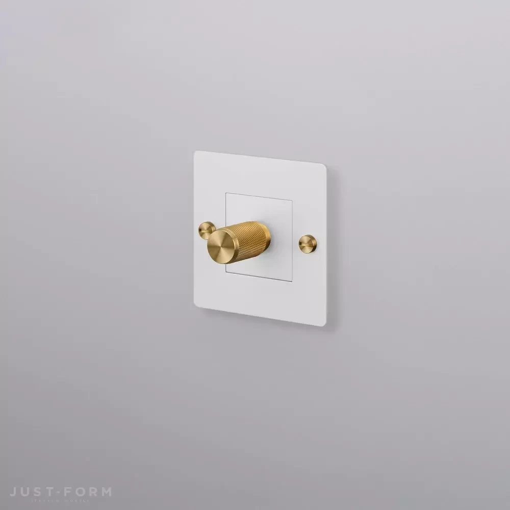 Одинарный диммер 1G Dimmer / 250W LED / Cross / White фабрика Buster + Punch фотография № 3