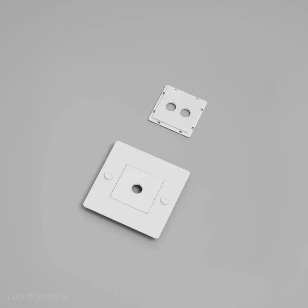 Однопостовая рамка 1G Wall Plate / Horizontal / With Infills / White фабрика Buster + Punch фотография № 2
