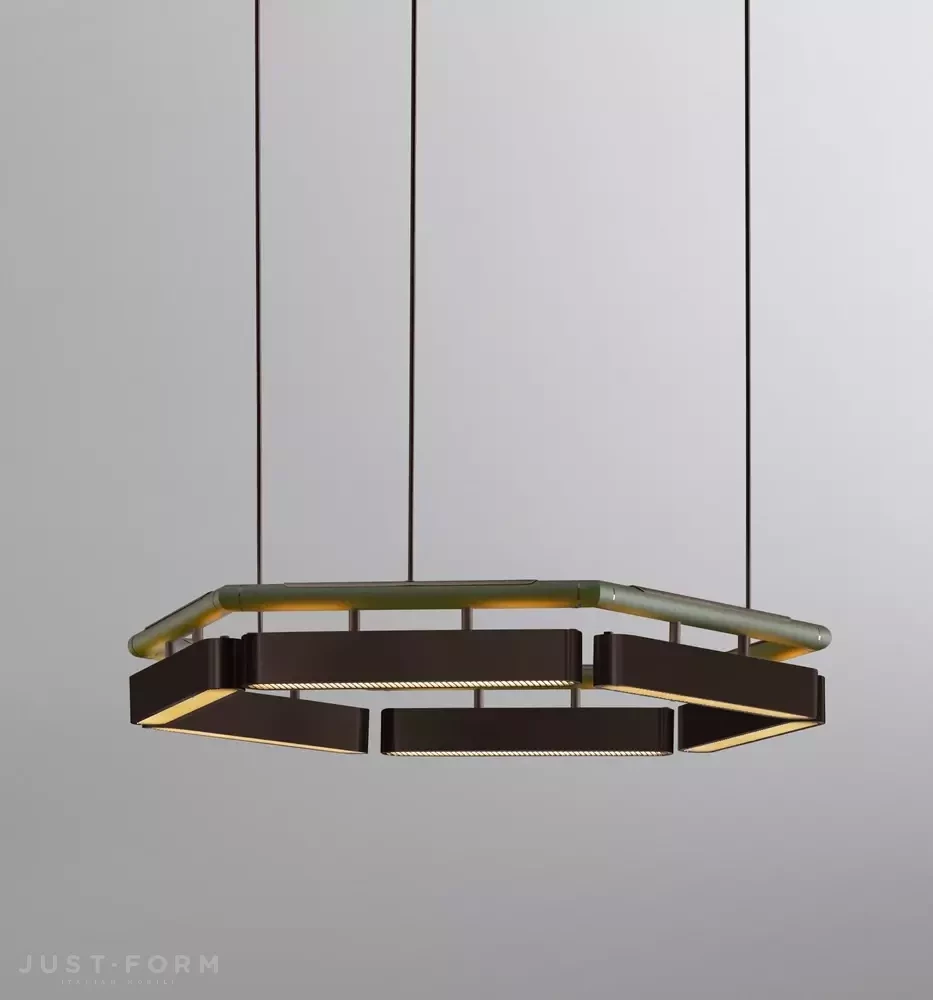 Люстра Colt Hexagon Chandelier фабрика Bert Frank фотография № 20