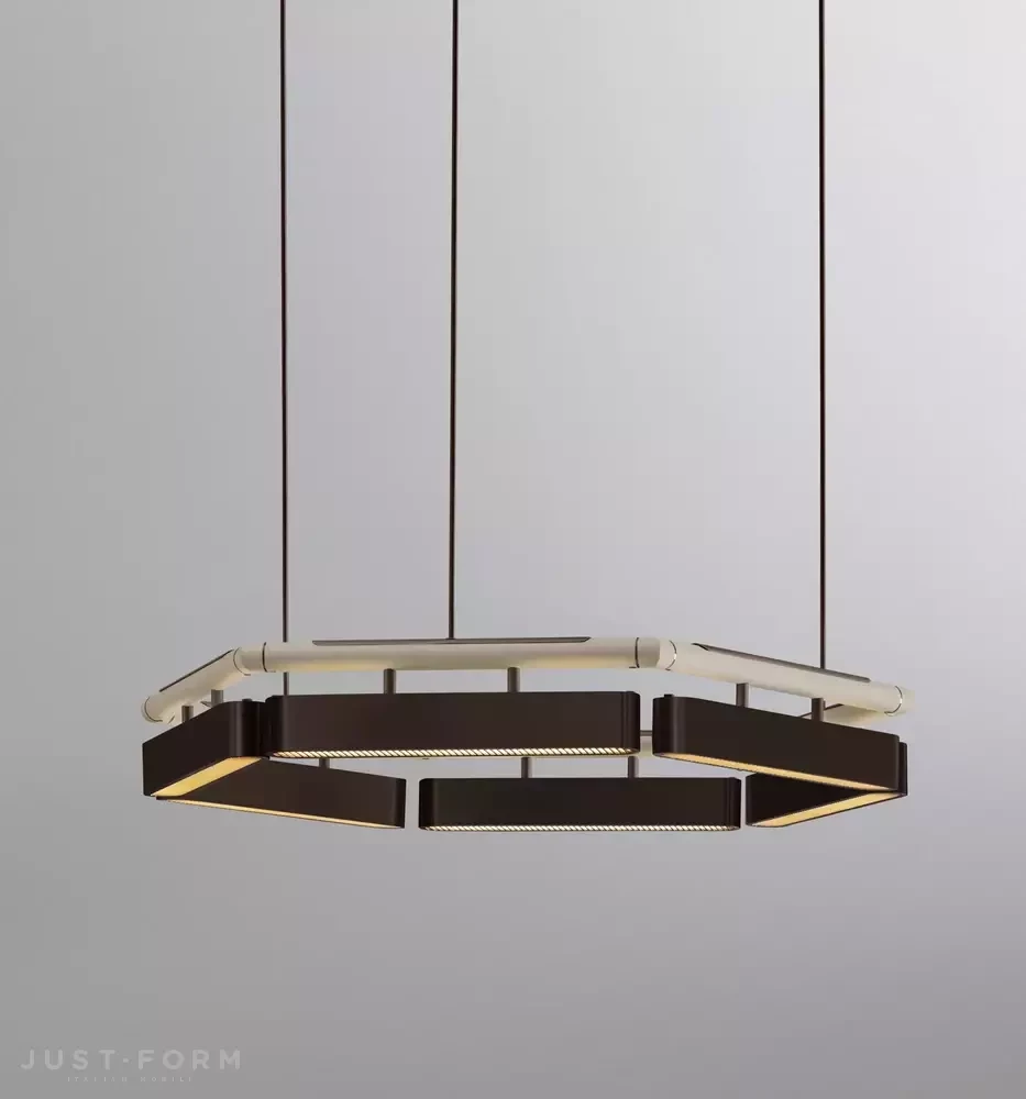 Люстра Colt Hexagon Chandelier фабрика Bert Frank фотография № 18