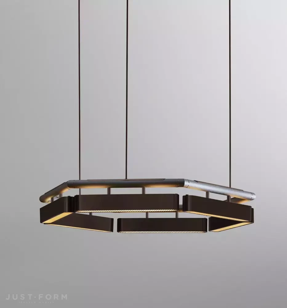 Люстра Colt Hexagon Chandelier фабрика Bert Frank фотография № 16