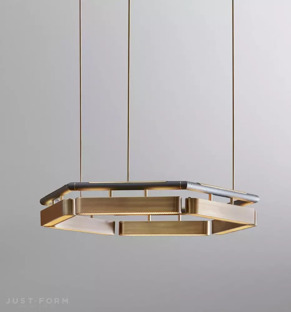 Люстра Colt Hexagon Chandelier фабрика Bert Frank фотография № 10