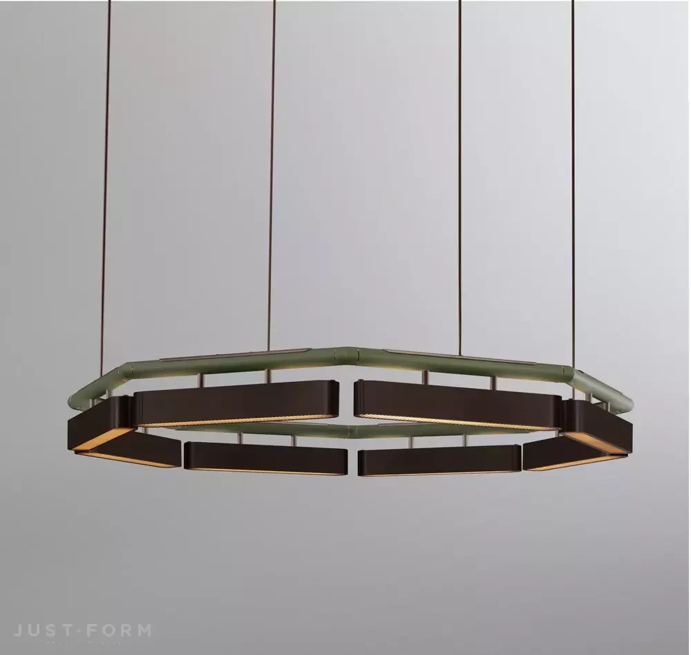 Люстра Colt Octagon Chandelier фабрика Bert Frank фотография № 20
