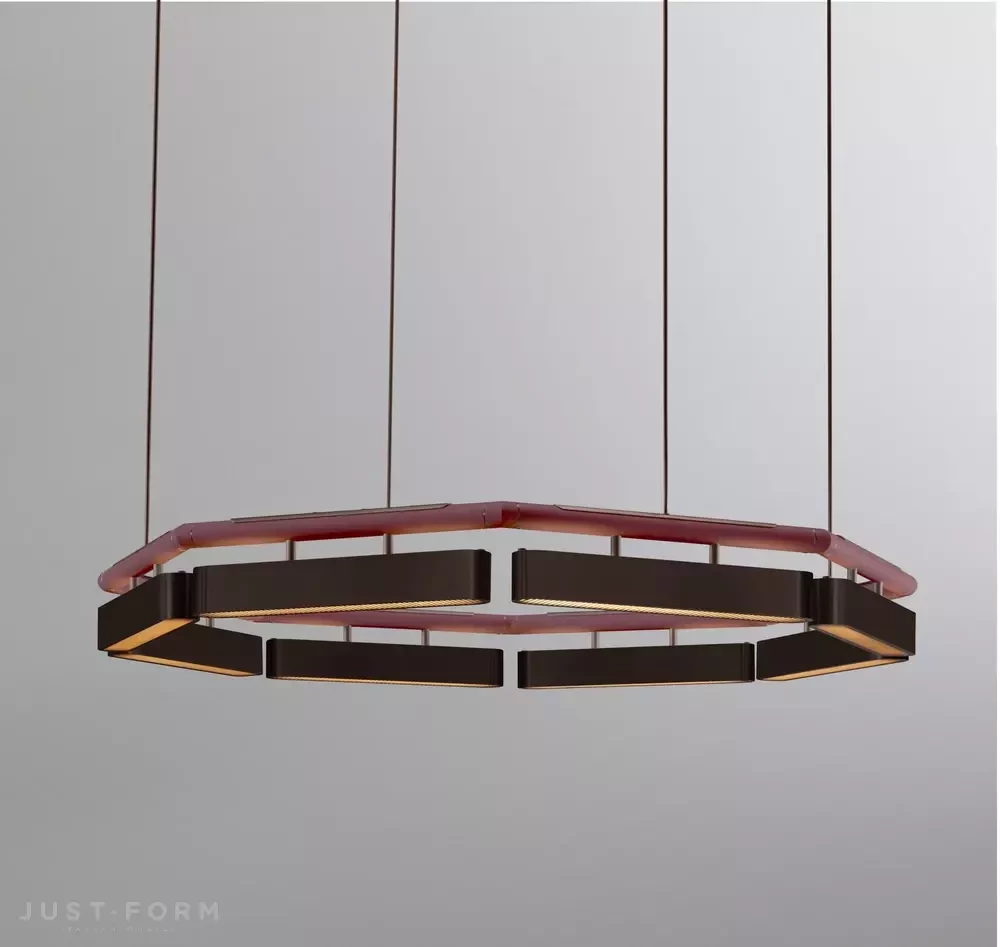 Люстра Colt Octagon Chandelier фабрика Bert Frank фотография № 21
