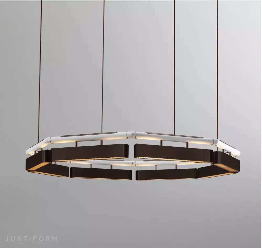 Люстра Colt Octagon Chandelier фабрика Bert Frank фотография № 19