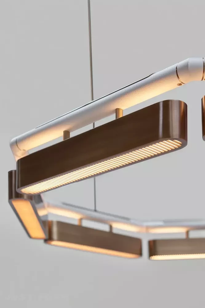 Люстра Colt Octagon Chandelier фабрика Bert Frank фотография № 5