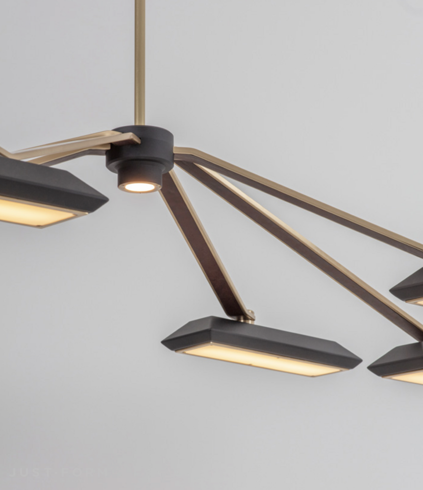 ​Люстра Rinato Linear Chandelier 6 фабрика Bert Frank фотография № 2