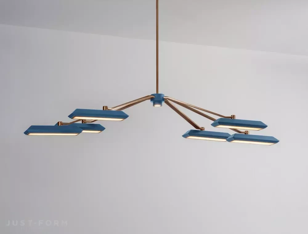 ​Люстра Rinato Linear Chandelier 6 фабрика Bert Frank фотография № 7